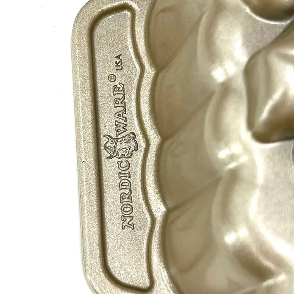 Nordic Ware Gingerbread Loaf Pan 1 Pound Nonstick Cast Aluminum USA